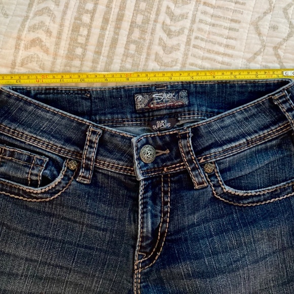 Silver Co Suki Lowrise Dark Wash Sz 26 - Picture 5 of 11